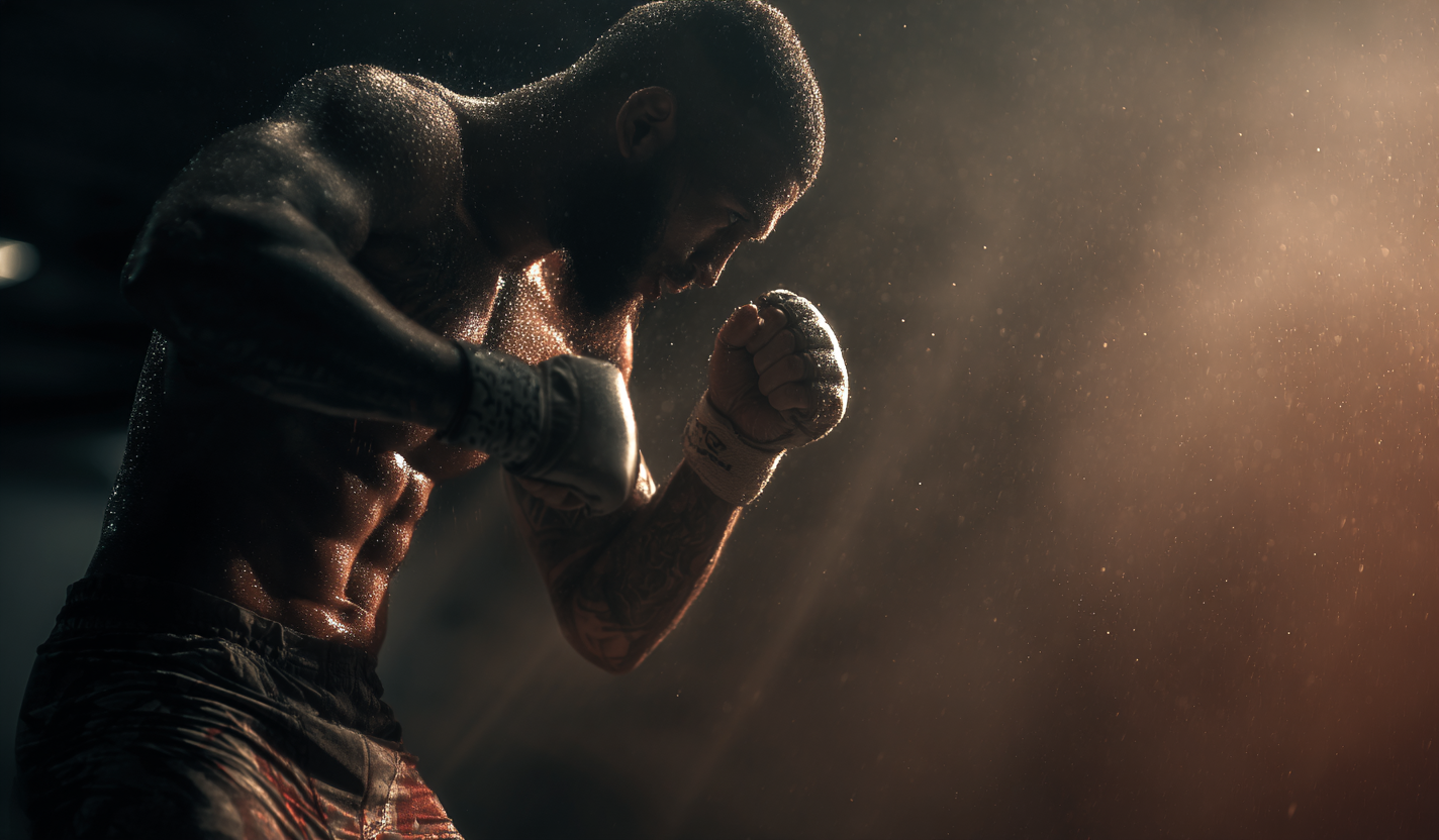 Séance de boxe